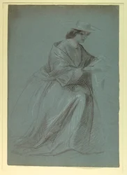 Mme Sheppard Gandy assise
