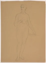 Femme nue debout