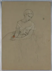 Étude pour "Réception de Martha Washington"