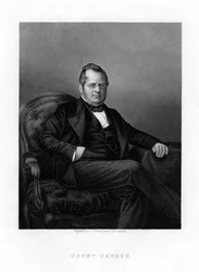 Comte Camillo Benso di Cavour, homme politique italien, 19e siècle