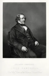 John Campbell, 1er Baron Campbell, homme politique et avocat libéral britannique, vers 1880