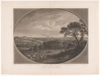 Vue de Londres depuis Hampstead Heath