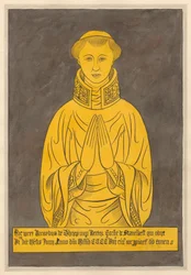 Plaque de laiton pour Richard de Thorp, de l