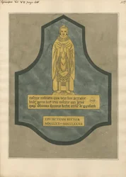 Plaque de laiton pour Thomas Symons de l