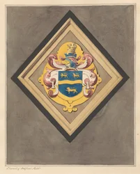 Blason dans le chœur de l