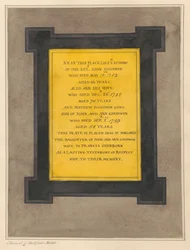 Mémorial à John et Ann Goodwin et leur fils Mathew de l