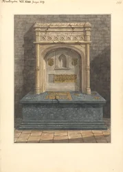 Tombe de Gregory Lovell et de sa femme Anne, église de Harlington