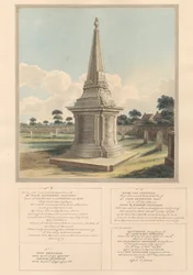 Tombe de la famille Henniker, du cimetière de l