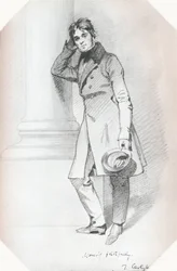 Portrait de Thomas Carlyle, historien et philosophe, vers 1830