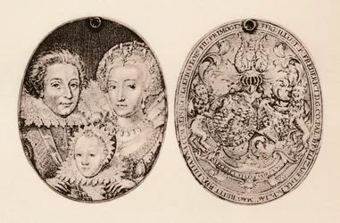 Frédéric de Bohême, Élisabeth Stuart, et leur fils, Frédéric Henri, 1621, 1904