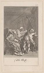 Médecin, planche 12 de la série «La Danse macabre»