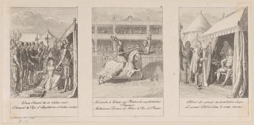 Feuilles 1-3 de la série «Histoire du Moyen Âge»