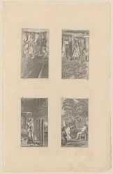 Pages 9 à 12 de *Lienhard et Gertrud* de Pestalozzi