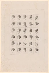 Trente têtes physionomiques