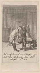 Le général von Nassau reçoit la récompense de ses mérites