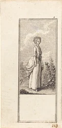 Fille avec une couronne de fleurs