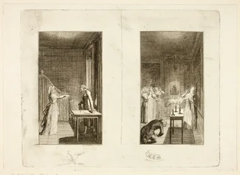 Illustration pour Clarissa de Samuel Richardson