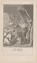 Roi, planche 7 de la série « La danse macabre »