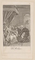 Reine, planche 4 de la série « La danse macabre »
