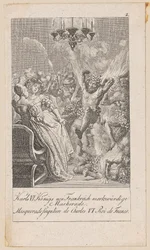 Remarquable mascarade de Charles VI de France, planche 2 de la série « Histoire ancienne, médiévale et moderne »
