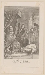 Pape, planche 6 de la série « La danse des morts »