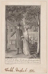 Le pasteur Sembach avec sa fille, planche 1 de la série « L
