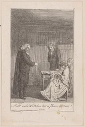 Le pasteur de Morkendorf embarrasse Minchen, planche 5 de la série «L