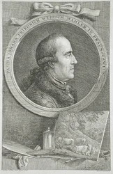 Portrait de Pascha Johann Friedrich Weitsch Mahler à Brunswick