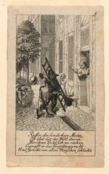 La Retalliation, Illustration pour "Königl: Grosbrit [anische] Genealogischer Kalender auf das 1780 Jahr Lauenberg bey J.G. Berenberg"