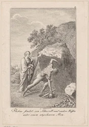 Thésée trouve une épée et d