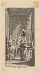 Gravure de titre illustrant « Lebensläufe » de Hippel, deuxième tome, troisième partie