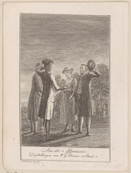 Gravure de titre pour «Voyage dans les Alpes» de W. G. Becker
