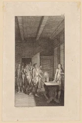 Gravure sur cuivre illustrant l