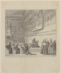 Gravure de titre pour la « Théorie des proportions » de Ziegelhagen