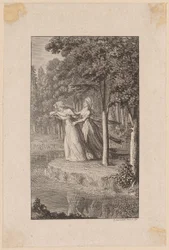 Gravure de titre pour la revue mensuelle de Leipzig de 1794