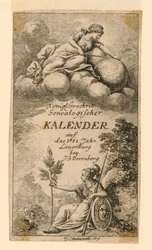 Page de titre pour "Königl: Grosbrit [anische] Genealogischer Kalender auf das 1781 Jahr Lauenberg bey J.G. Berenberg"