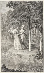 Page de titre pour la « Revue mensuelle pour dames de Leipzig de 1794 »