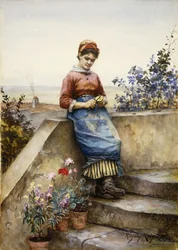 Éplucher une pomme, 1884