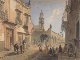 Scène de rue mexicaine - Aguascalientes