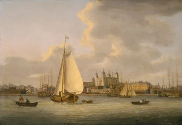 La Tour de Londres depuis la rivière, vers 1770-1818