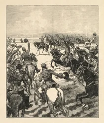 Scène de bataille napoléonienne