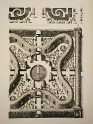 Tonelles couvertes de charme (gravure)