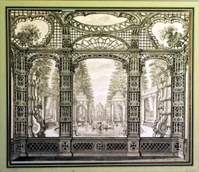 Étude pour une fresque décorative