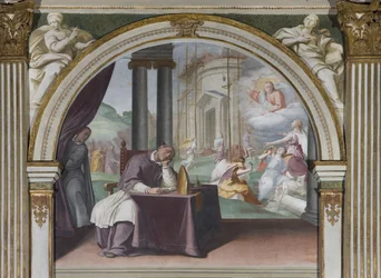 Le rêve de Saint Hugues, 1629
