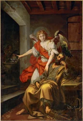 Le rêve de Saint Joseph (peinture sur toile)