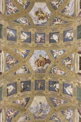 Voûte de la nef centrale, Église de S. Maria Assunta, 1629