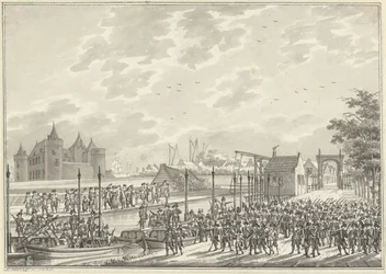 Arrivée des citoyens armés d
