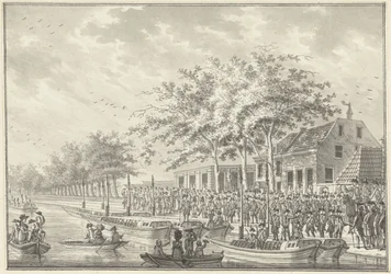 Départ des Amstellodamois pour Utrecht, 1787