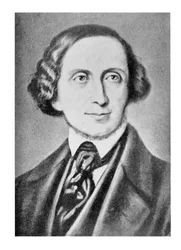 Portrait de Hans Christian Andersen (1805-75)