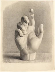 Une main, dessinée d